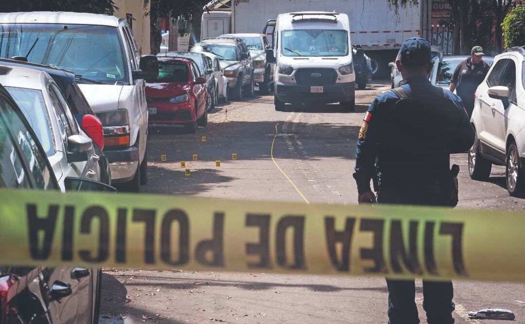 Ataque en la Álvaro Obregón. Foto: (Luis Camacho. El Gráfico)