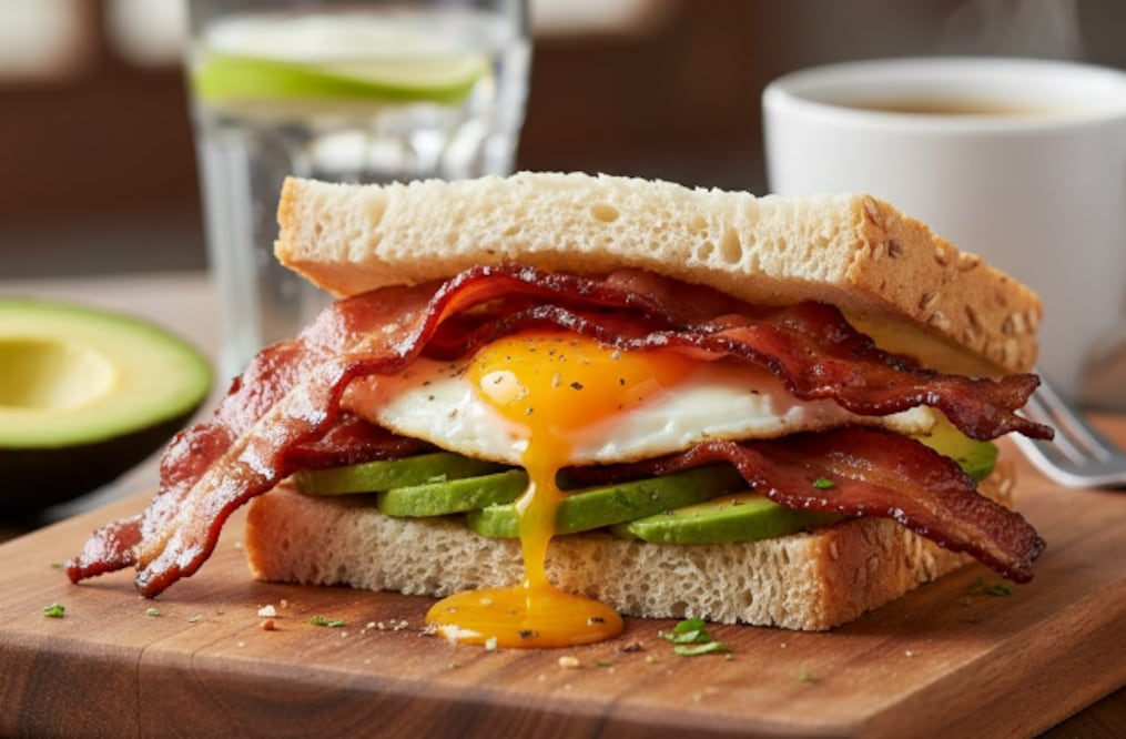 Sándwich anti crudas: El remedio que sí funciona después de Navidad y Año Nuevo (Foto: Creada con IA)