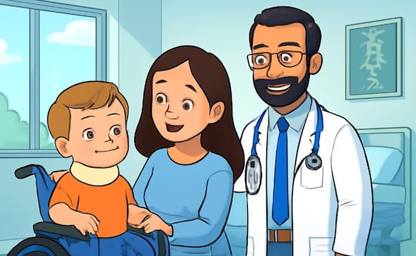 Oliver, el niño de un año que vivió después de perder su cabeza en un accidente