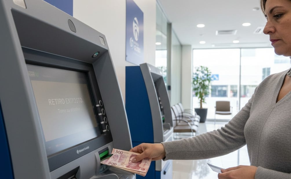 Imagen ilustrativa: IA (Es importante no distraerse al realizar operaciones en cajeros automáticos)