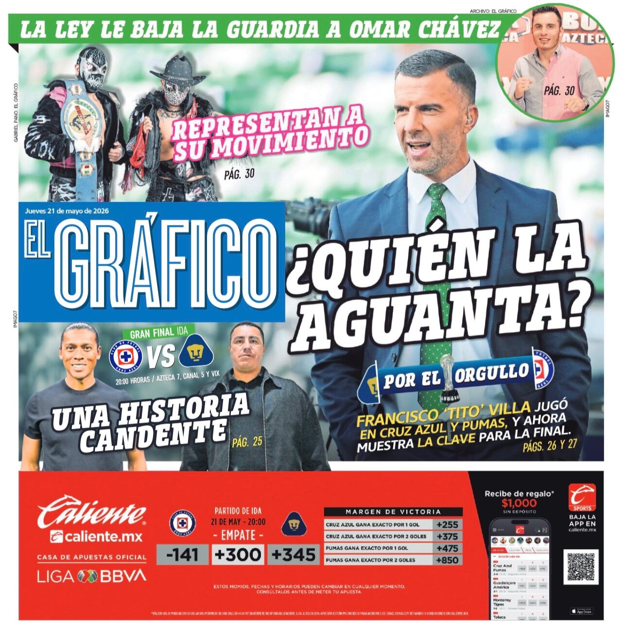Portada El Gráfico | Jueves 21 de Mayo de 2026