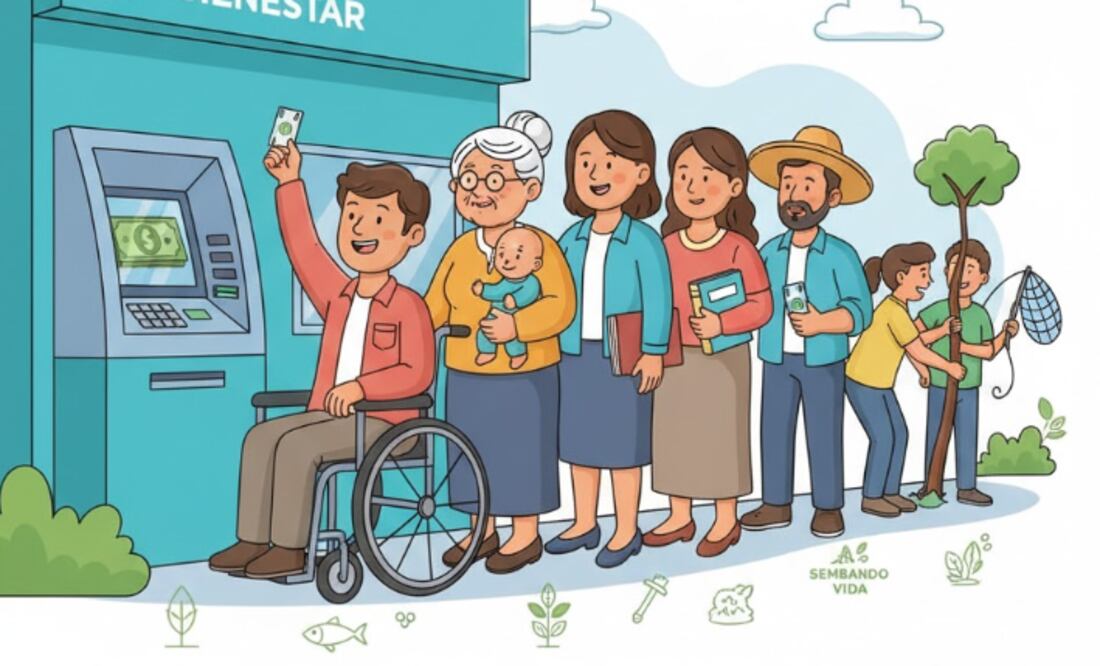 Calendario Bienestar: Fechas de pago para el bimestre noviembre-diciembre (Foto: Creada con IA)