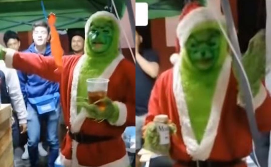 ¿Quién le hizo tanto daño? Grinch de Tlalpujahua bebe y canta de puro dolor 