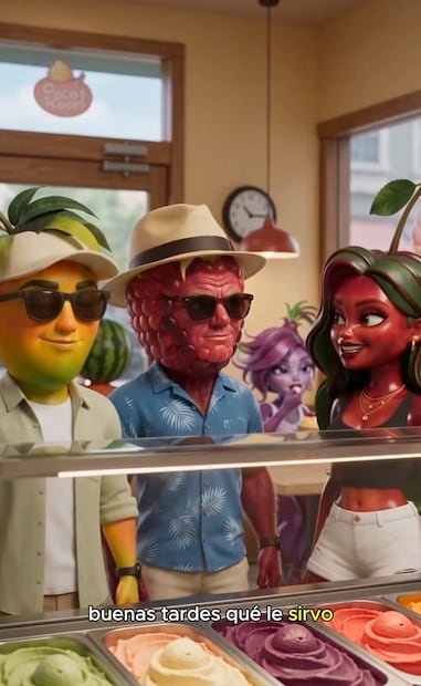 Mangoberto y Rasberry con Cherry (Vía: Tik Tok)