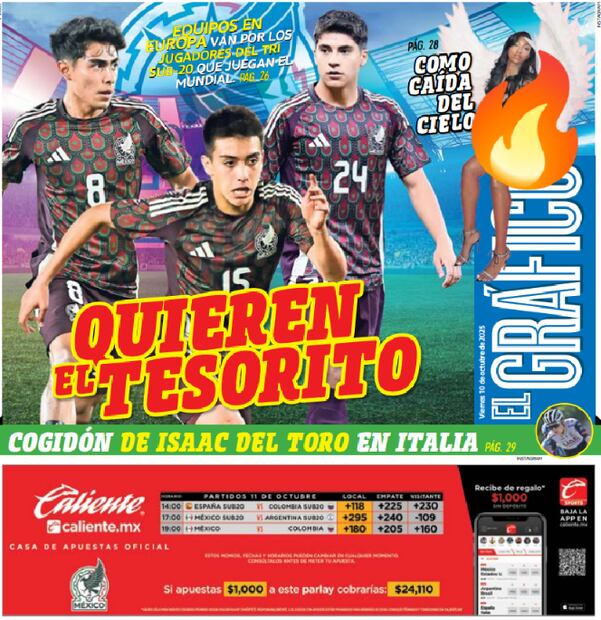 Portada El Gráfico | Viernes 10 de octubre 2025