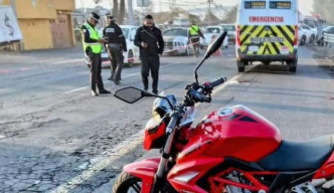 Accidente en moto (Foto: Especial)