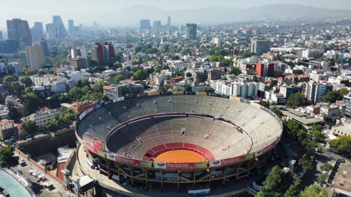 Plaza de Toros México desde las alturas (Foto: Cuartoscuro)
