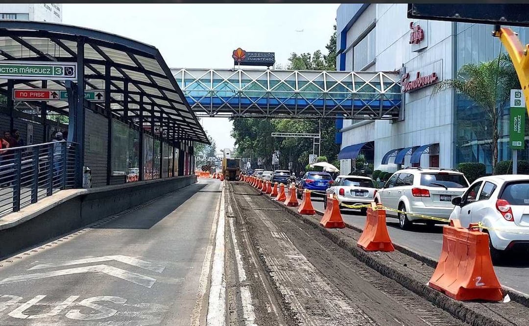 ¡ATENCIÓN! MetrobúsCDMX suspenderá servicio de la estación Dr. Márquez de la Línea 3