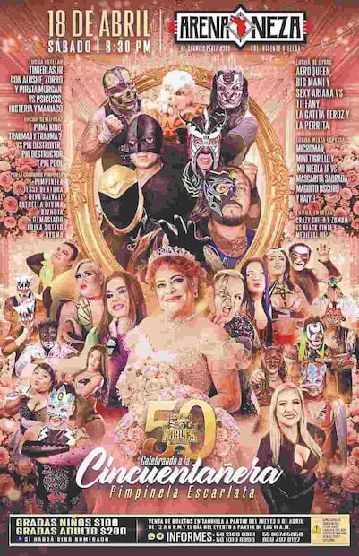 Pimpinela Escarlata cumple 57 años y los festejará con homenaje en la Arena Neza. Foto: (Especial)