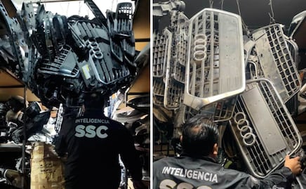 Autoridades desmantelan taller de autopartes robadas en CDMX tras asalto a Verónica Jaspeado