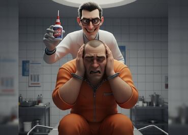 Médico usa kola loka para cerrarle los ojos a un reo en Sinaloa, ya se investiga el caso