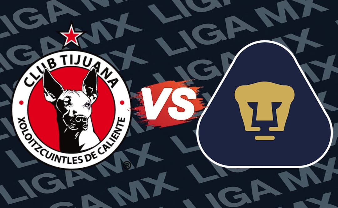 Xolos vs Pumas: Dónde y a qué hora ver EN VIVO el juego de la jornada 8