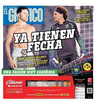 Portada El Gráfico | Viernes 1 de mayo de 2026