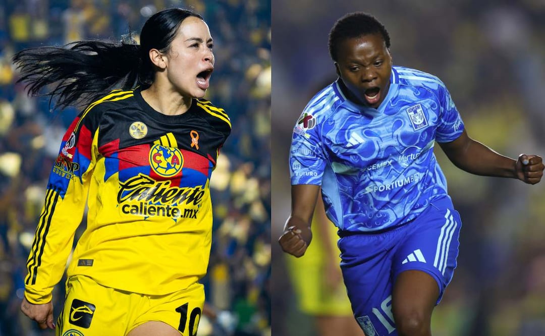 América y Tigres femenil final Apertura 2025 Liga MX Femenil. Foto: (Liga BBVA MX Femenil)