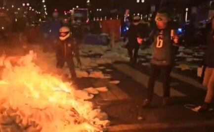 Celebración de los Eagles tras ganar el Super Bowl termina en disturbios en Pensilvania 🏈🔥