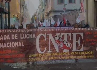Video: enfrentamiento entre maestros del CNTE y Guardia Nacional esta mañana