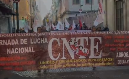 Video: enfrentamiento entre maestros del CNTE y Guardia Nacional esta mañana