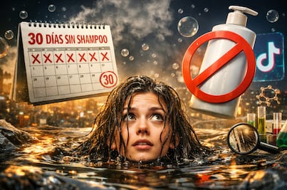 ¿Qué pasa si dejas de usar shampoo? TikTok impulsa reto y desata controversia médica