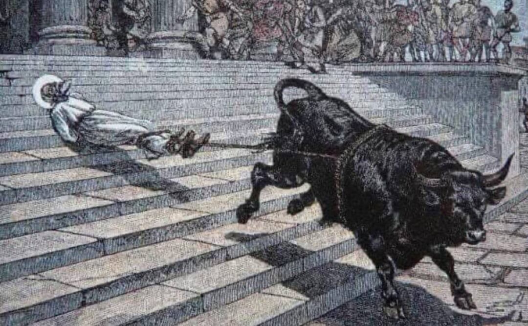 San Cernín: El Santo que fue amarrado a un toro y arrastrado hasta la muerte