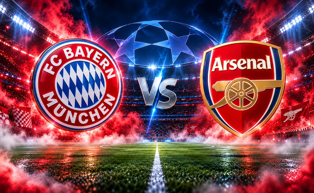 Bayern vs Arsenal: ¿dónde y a qué hora ver EN VIVO el partido de Champions League?
Foto: IA / Staff El Gráfico