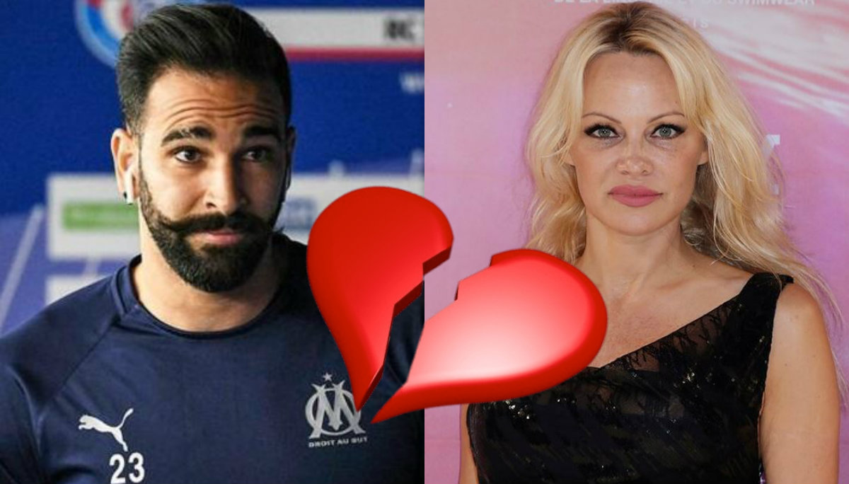 pamela anderson rompe relación adil rami francés infidelidad doble vida instagram futbolista infiel traición 