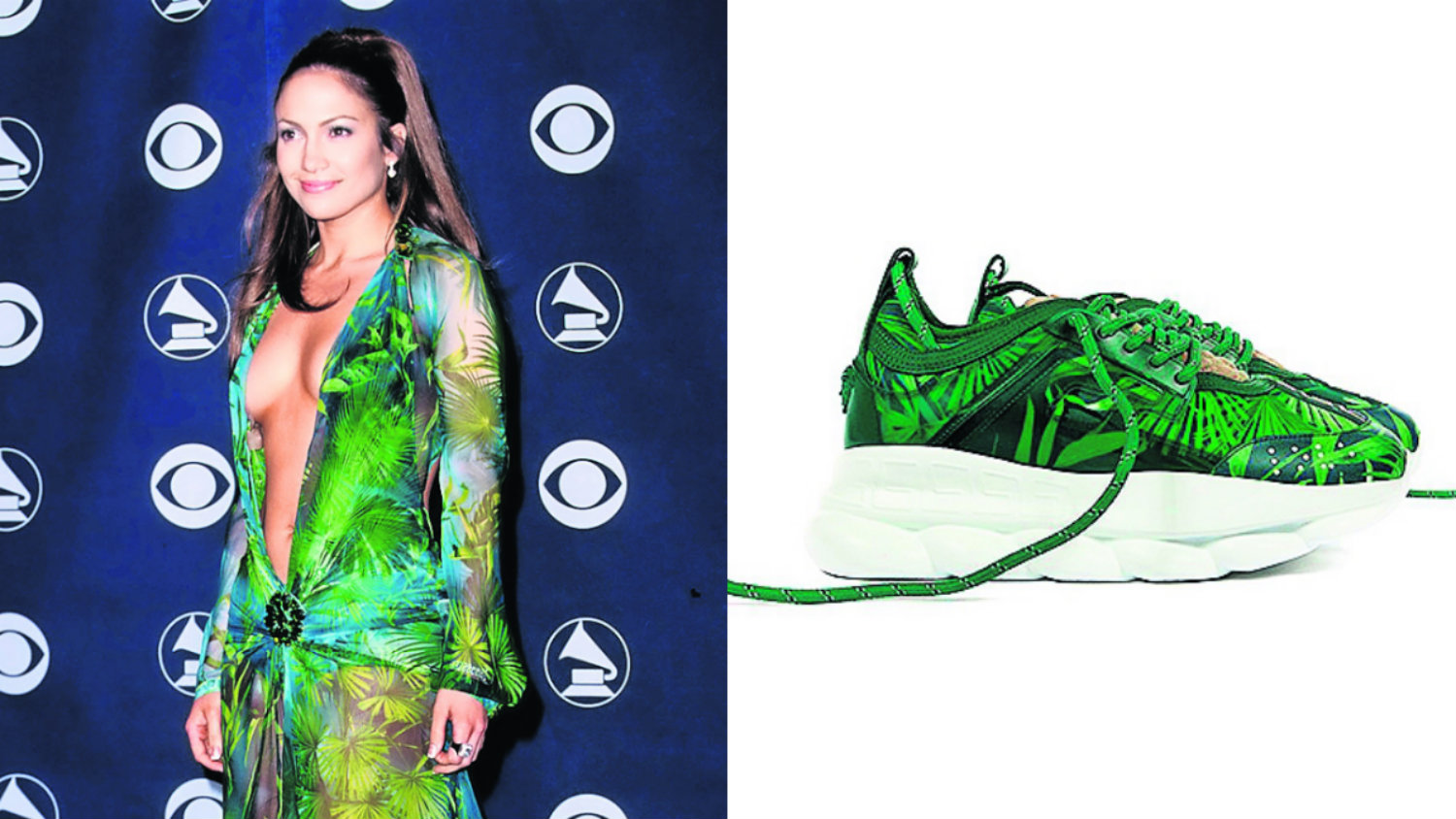 Versace lanza tenis inspirados en la cantante Jennifer López | El ...