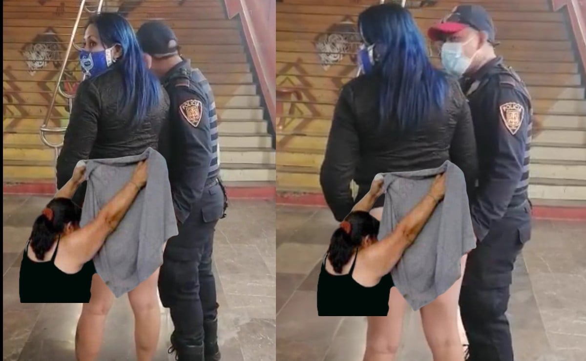 Identifican a policía que fue grabado en acto sexual por su compañero, en el Metro de CDMX