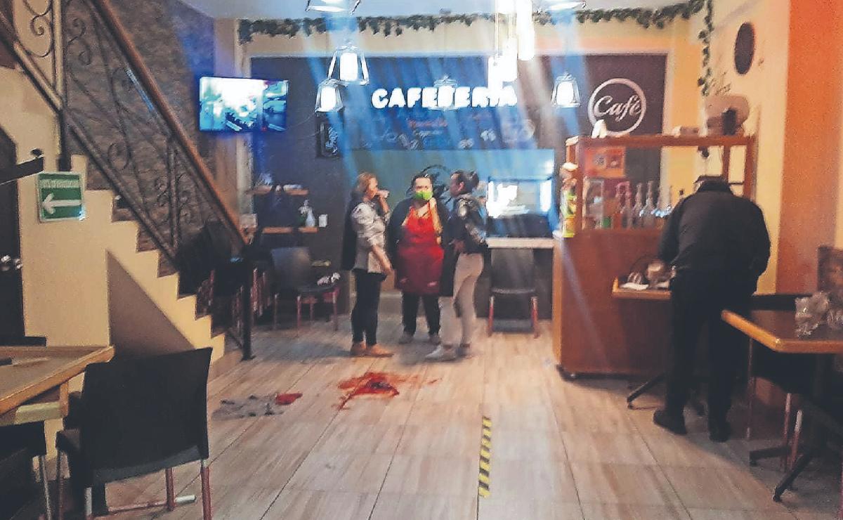 Extorsionadores le cumplen sangrienta amenaza a Don Miguel, en su cafetería de Iztapalapa