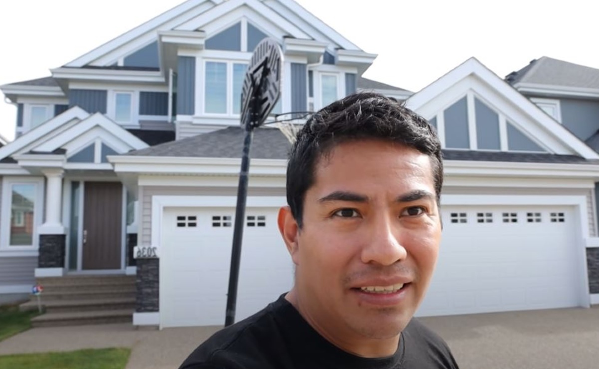 Albañil mexicano se hace viral por presumir su lujosa casa en Canadá