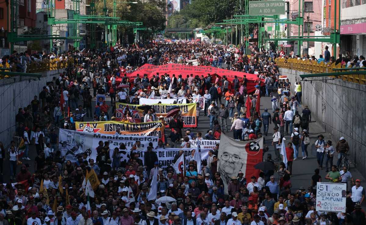 Estas son las marchas y manifestaciones de este 1 de diciembre en la CDMX