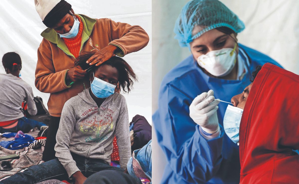 Migrantes en CDMX aseguran que no son delincuentes, reciben vacunas y pruebas Covid