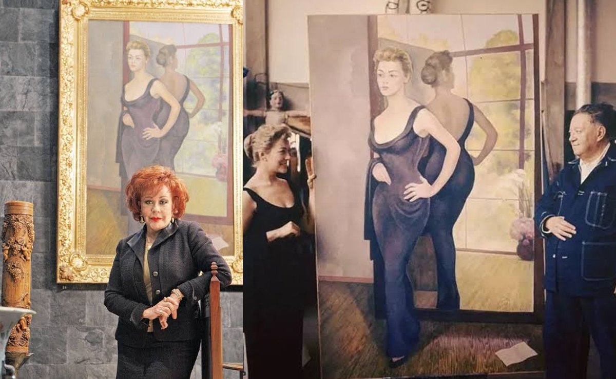 Este es el retrato de Silvia Pinal que Diego Rivera le regaló, vale 61 millones de pesos