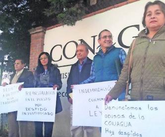 Protesta Conagua Despidos Toluca