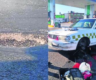 baches coladera afectados daños vehículos paseo tollocan