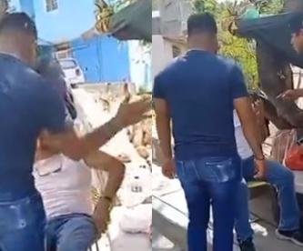 Presuntos extorsionadores golpean a checadores y transportistas en Acapulco, video es viral