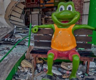 Fotógrafo captó el momento en que las ranitas del Sr. Frogs eran robadas en Acapulco