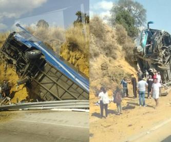 Fallecen 4 personas tras aparatoso accidente vial en la Autopista México-Puebla