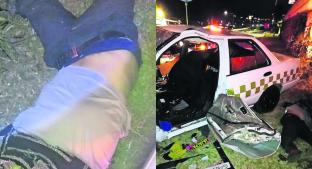 Taxista fallece al estrellarse contra un árbol, en Toluca. Noticias en tiempo real