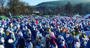 Se reúnen más de 2 mil “Pitufos” y rompen récord mundial, en Alemania . Noticias en tiempo real
