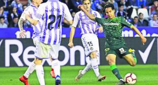 Diego Lainez sufre fuerte contusión durante partido contra el Valladolid. Noticias en tiempo real