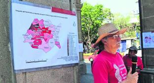 Presentan mapa de feminicidios en Morelos. Noticias en tiempo real