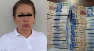 Detienen a mujer con más de 10 mil pesos falsos, en Teotihuacán. Noticias en tiempo real