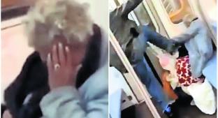 Pasajero del metro golpea a abuelita y nadie lo detiene, en Nueva York. Noticias en tiempo real