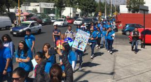 Calles de Toluca se pintaron color azul para conmemorar el Día del Autismo. Noticias en tiempo real