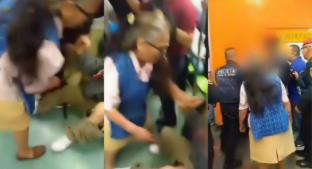 Mujer golpea a presunto acosador en un vagón del Metro, en CDMX. Noticias en tiempo real