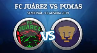 ¡En Vivo! FC Juárez vs Pumas. Noticias en tiempo real