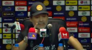Maradona anuncia su retiro de Dorados. Noticias en tiempo real