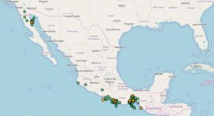 Reportan 33 sismos en seis estados del país en las últimas horas. Noticias en tiempo real