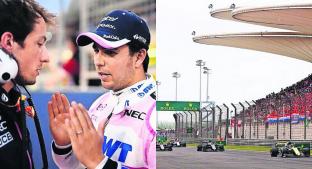 El piloto mexicano Sergio Pérez busca por tercera vez el podio en el Gran Premio Azerbaiyán. Noticias en tiempo real