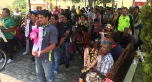 Albañiles celebran su día en la Capilla de la Santa Cruz, en Metepec. Noticias en tiempo real